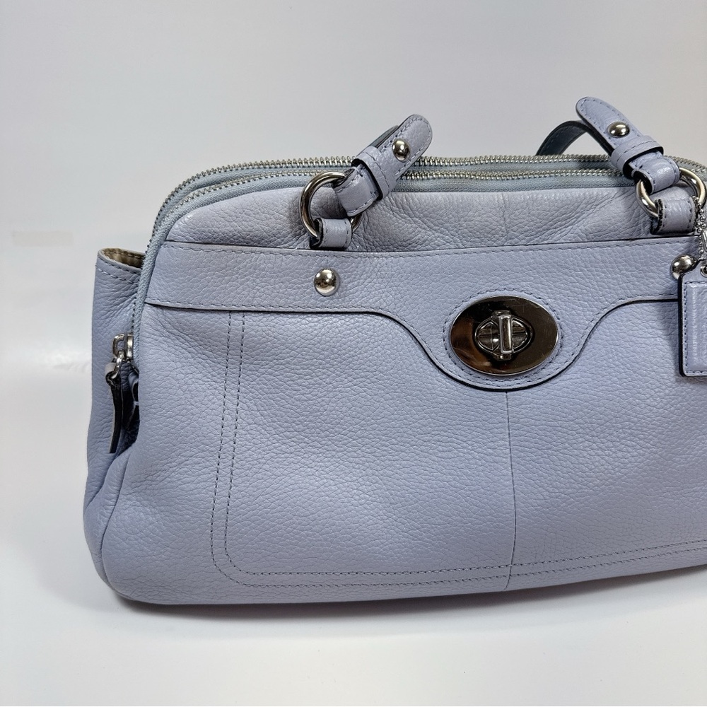 COACH Womens Lilac Leather Penelope Tote CN - Picture 3 of 16